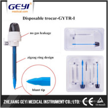 Geyi Disposable Laparoscopic Bladed Trocar with Cutter with CE ISO Fsc Certificate